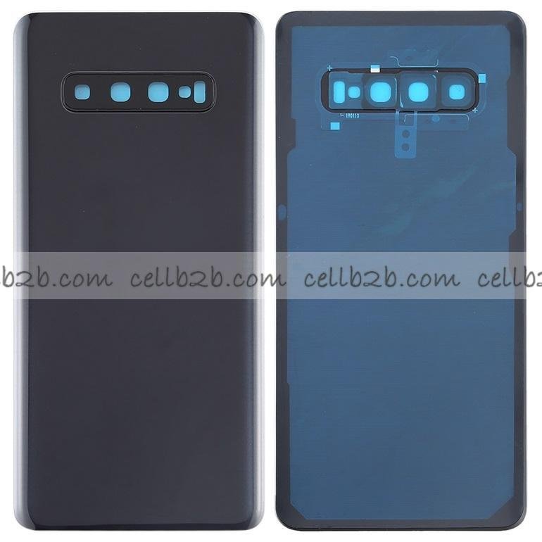 Tapa Trasera Samsung SM-G975 GALAXY S10 Plus Negra CON LENTE