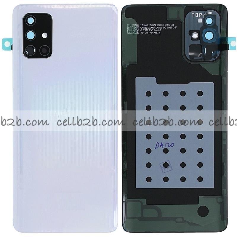 Tapa Trasera Samsung A71 A715 Blanca Material Original CON LENTE