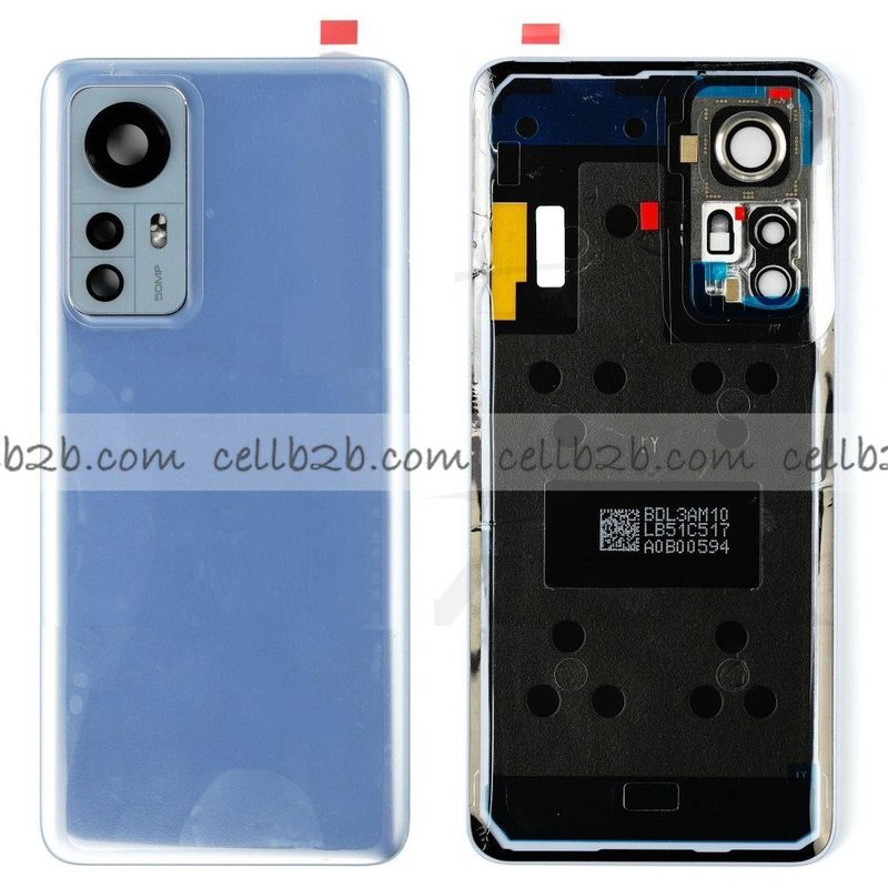 Tapa Trasera Xiaomi Mi 12 5G / Mi 12X Azul ORI CON LENTE
