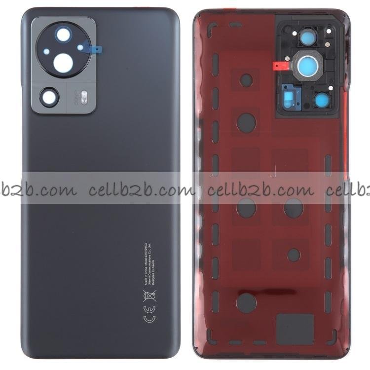 Tapa Trasera Xiaomi Mi 13 Lite Negra Original CON LENTE