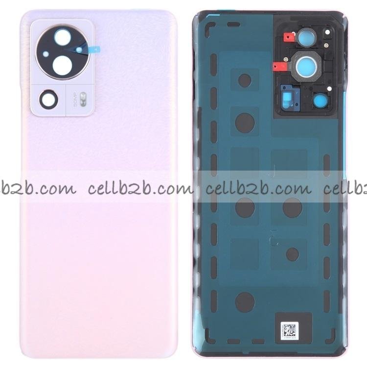 Tapa Trasera Xiaomi Mi 13 Lite Rosa Original CON LENTE