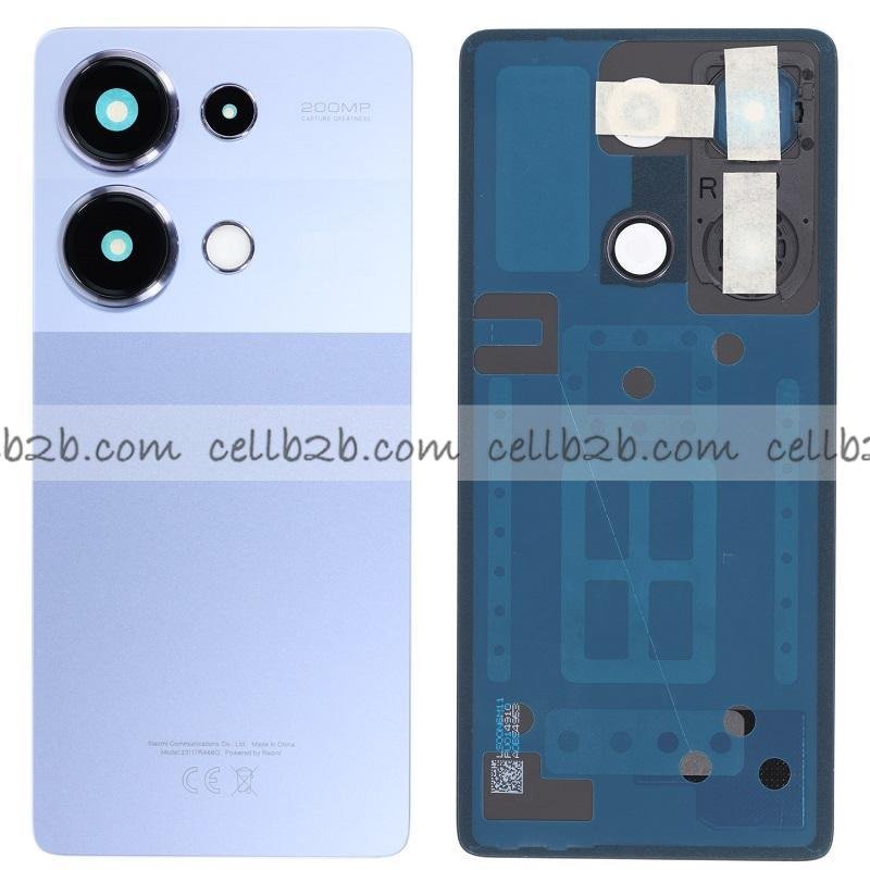 Tapa Trasera Xiaomi Redmi Note 13 Pro 4G Lila Original CON LENTE