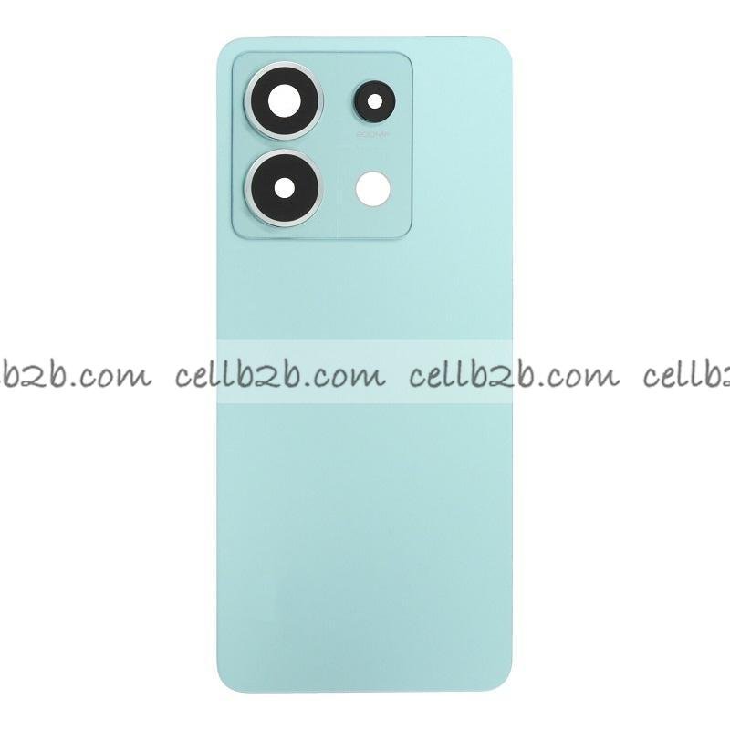 Tapa Trasera Xiaomi Redmi Note 13 Pro 5G Azul/Verde Original CON LENTE