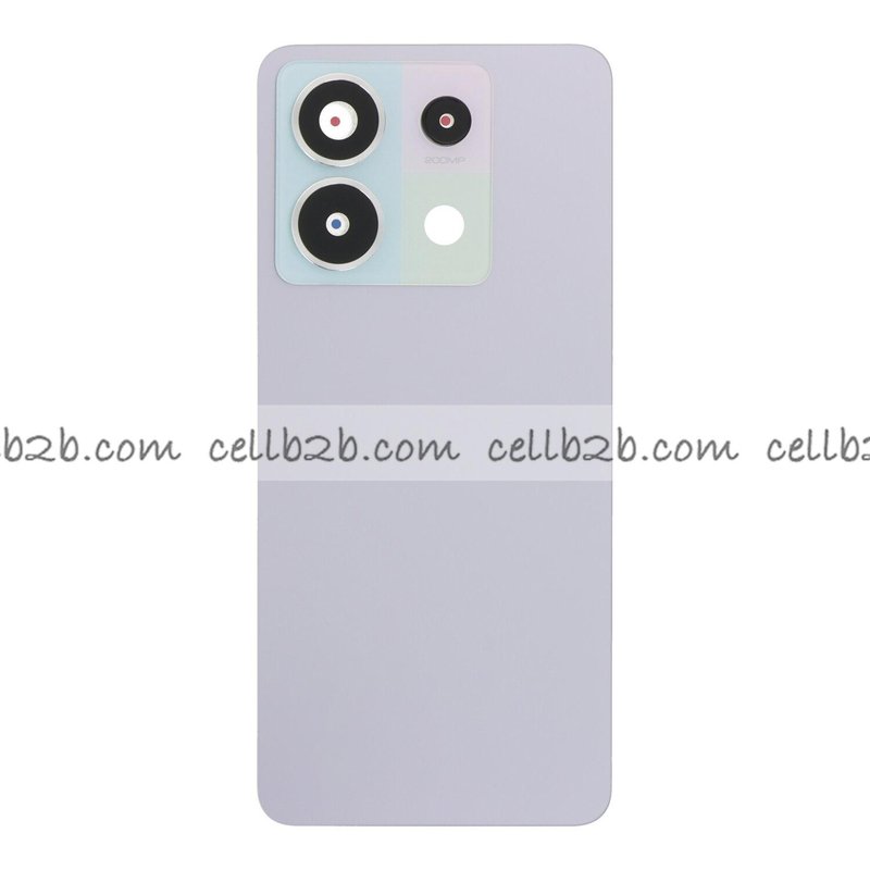 Tapa Trasera Xiaomi Redmi Note 13 Pro 5G Lila Original CON LENTE