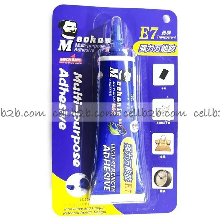 MECHANIC Multi Objetivo Pegamento Adhesivo E7 50ML Transparente