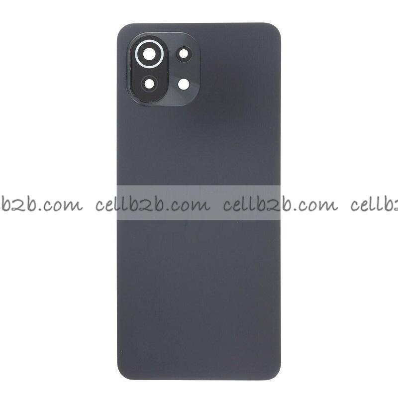 Tapa trasera para Xiaomi Mi 11 Lite 4G Negra CON LENTE