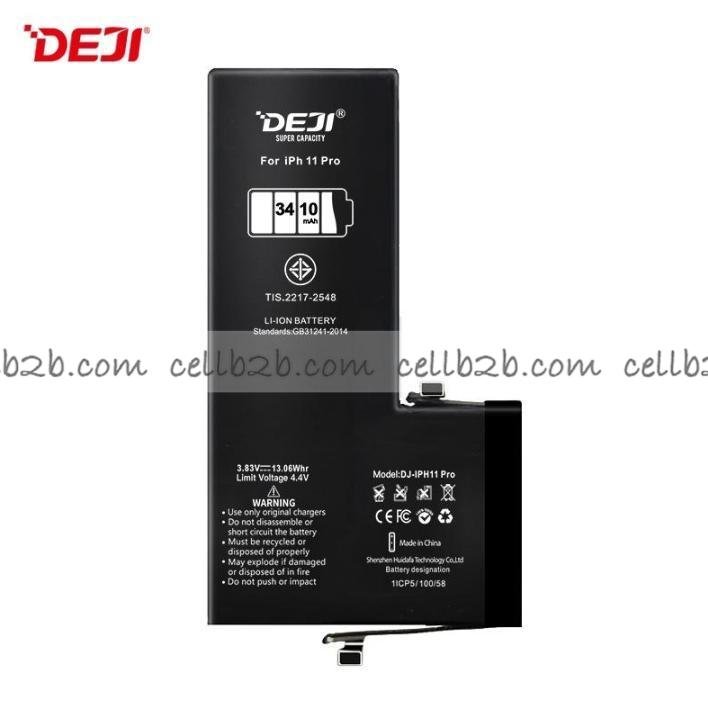 DEJI Batería para iPhone 11 Pro Alta Capacidad 3410mAh