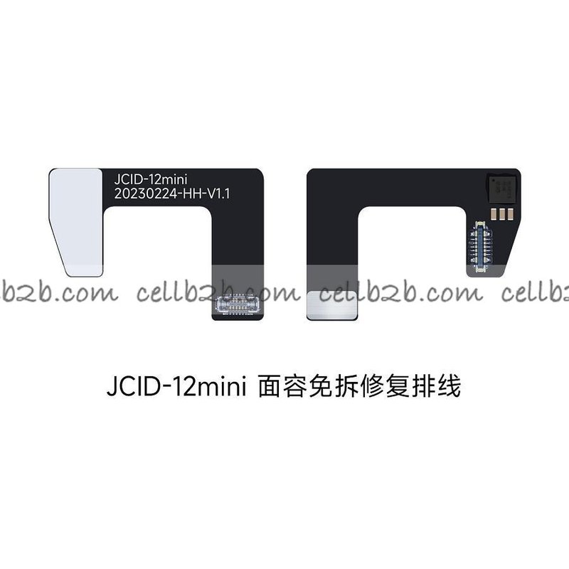 JCID Face ID FPC de Reparación sin Remoción (se puede conectar directamente sin desmontar) para iPhone 12 Mini