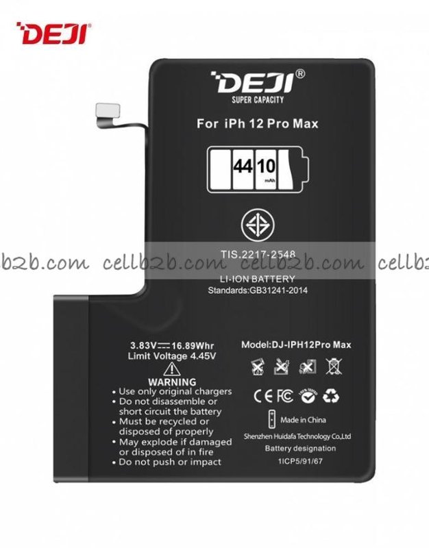 DEJI Batería para iPhone 12 Pro Max Alta Capacidad 4410mAh