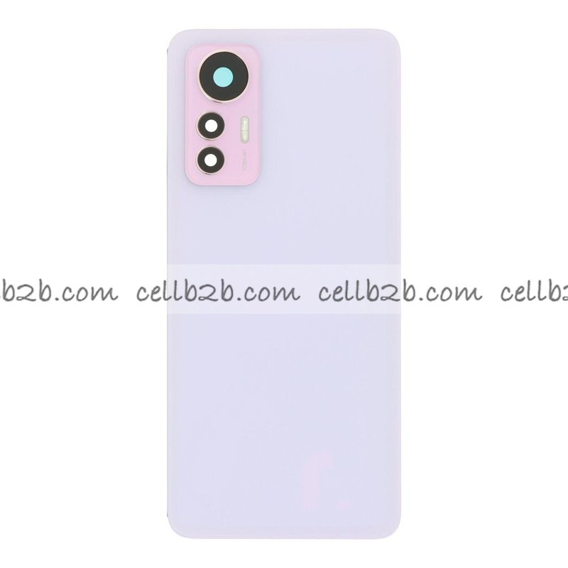 Tapa Trasera Xiaomi Mi 12 Lite Rosa ORI CON LENTE