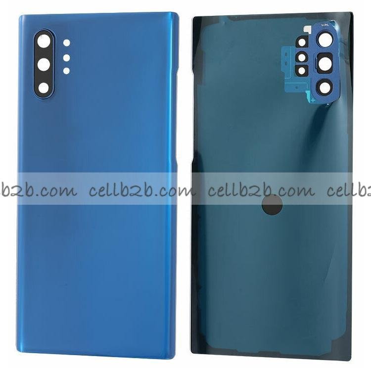 Tapa Trasera Samsung SM-N975 GALAXY Note 10 Plus Azul Material Original CON LENTE