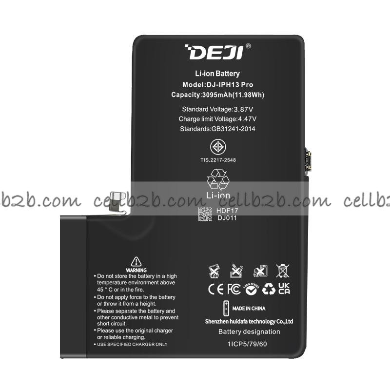 DEJI Batería para iPhone 13 Pro Capacidad Estándar 3095mAh