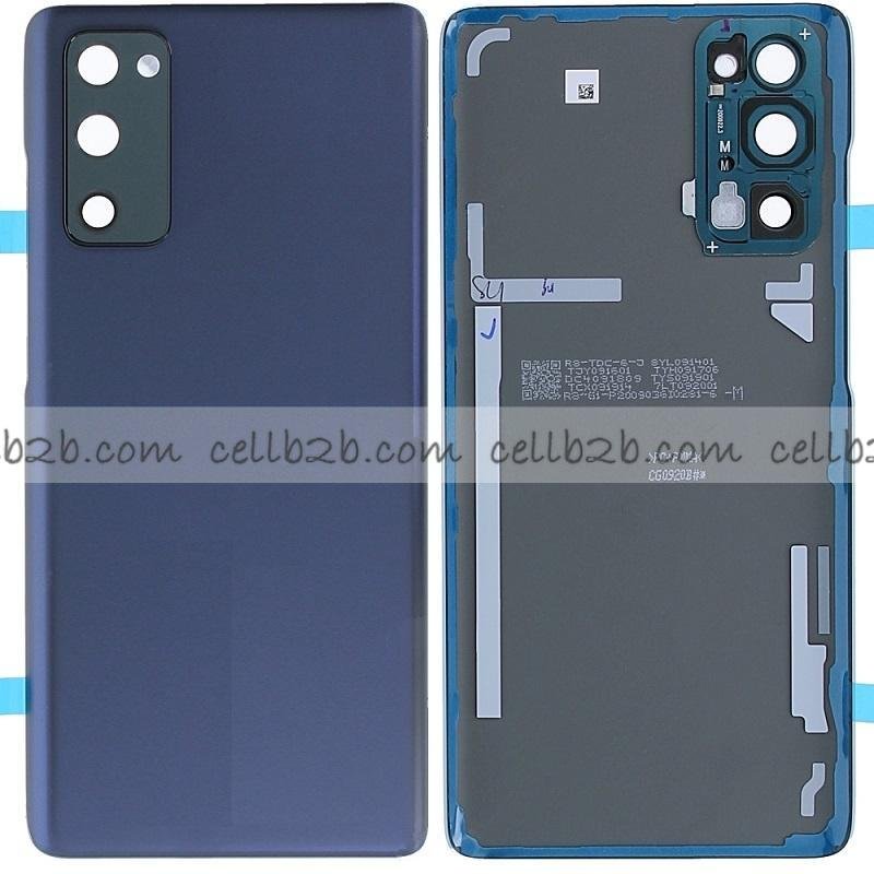 Tapa Trasera Samsung S20 FE G780F Negra CON LENTE
