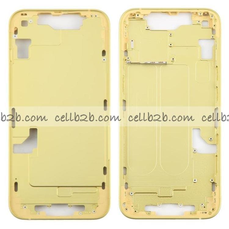 Carcasa Frontal para iPhone 14 Amarillo