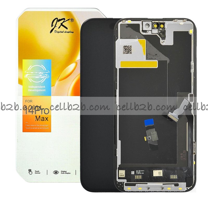 *Pantalla iPhone 14 Pro Max JK INCELL FHD LCD+Táctil Negra Completa (Control IC reemplazable)