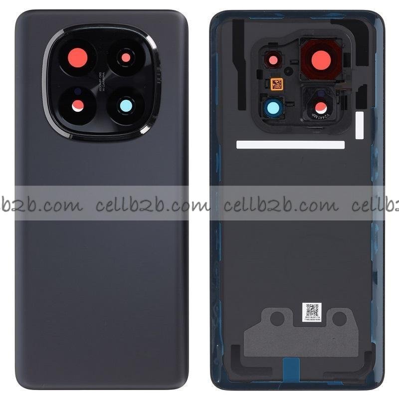 Tapa Trasera para Xiaomi Redmi Note 14 Pro Plus 5G Negra CON LENTE