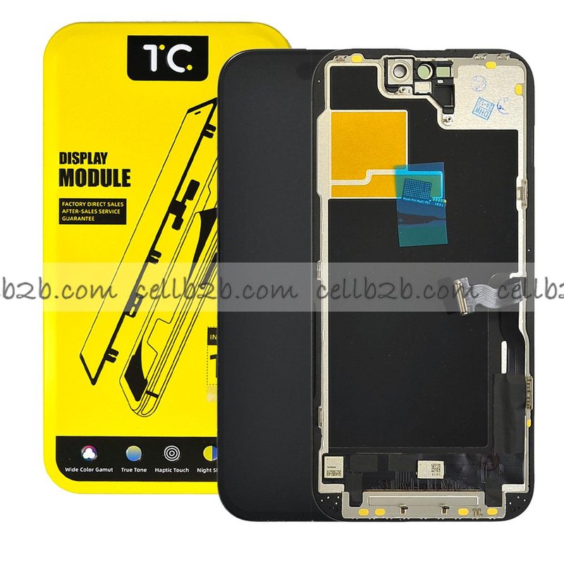 Pantalla iPhone 14 Pro TC INCELL (High Refresh Rate) LCD+Táctil Negra Completa (Control IC reemplazable)