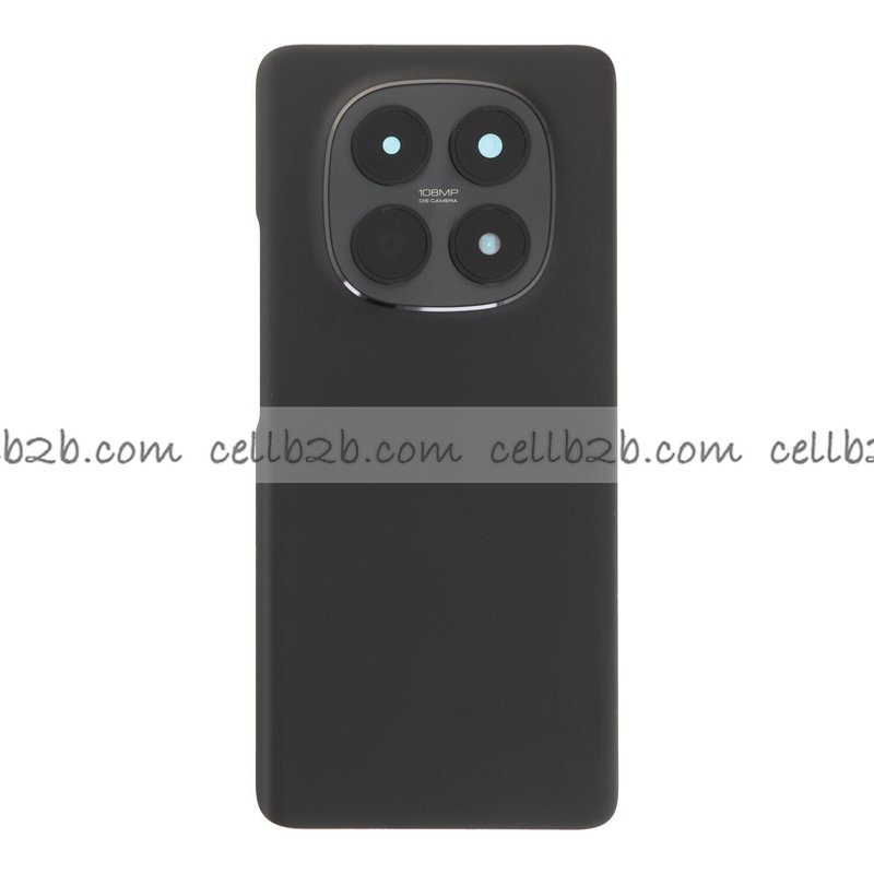Tapa Trasera para Xiaomi Redmi Note 15 5G Negra ORI CON LENTE