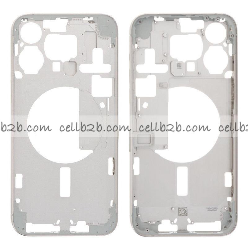 Carcasa Frontal para iPhone 15 Pro Max Blanco