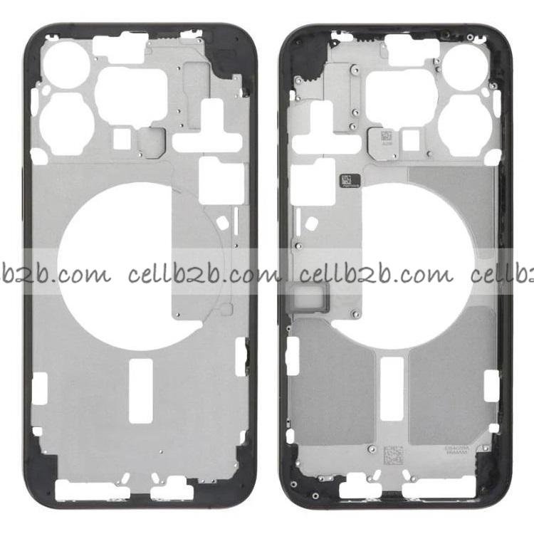 Carcasa Frontal para iPhone 15 Pro Negro