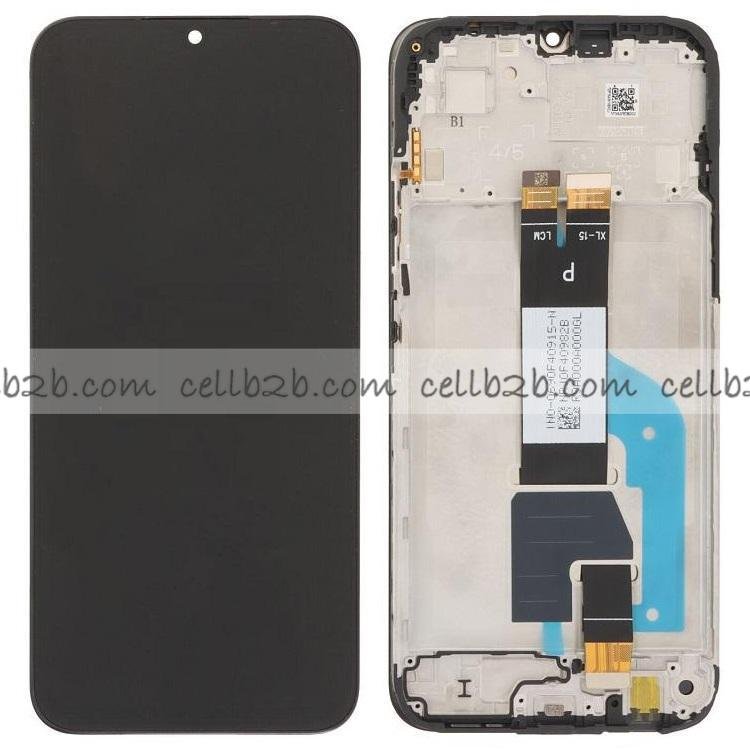 Original Nueva Pantalla Xiaomi Redmi 15C 4G 173mm (25078RA3EA) Negra CON MARCO Completa LCD+Táctil (Version Global)