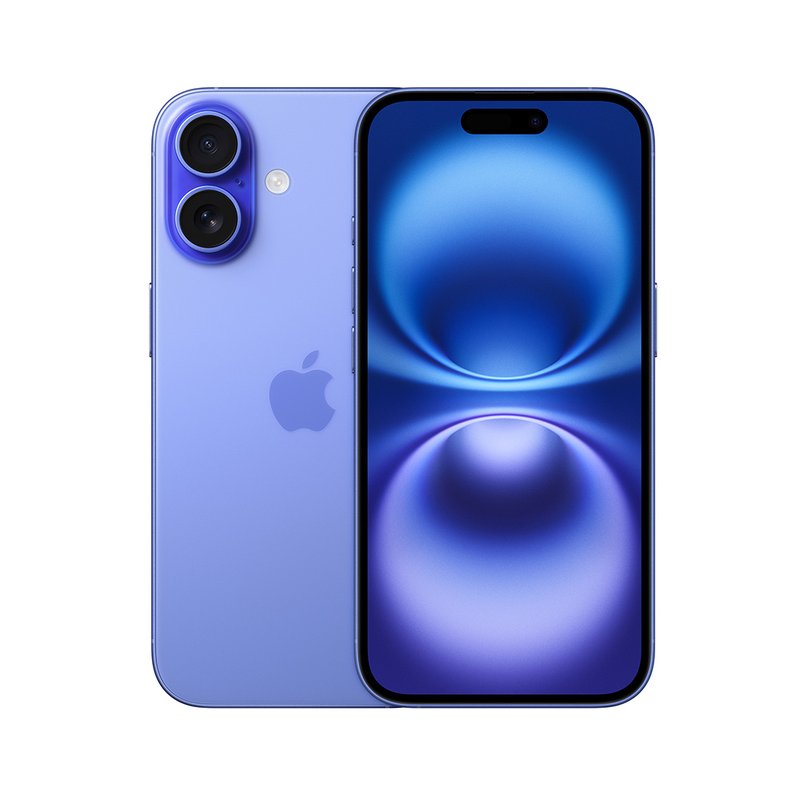 *Móvil iPhone 16 - 128GB Azul Ultramar Grado A, Salud de Batería 85%+ SIM Física (USADO)