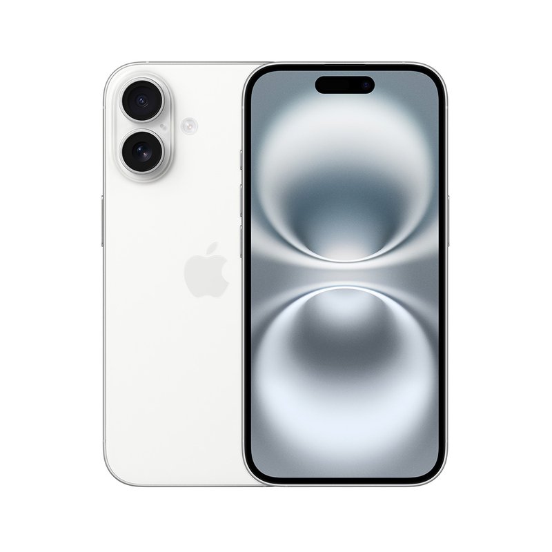 *Móvil iPhone 16 - 128GB Blanco Grado A, Salud de Batería 85%+ SIM Física (USADO)