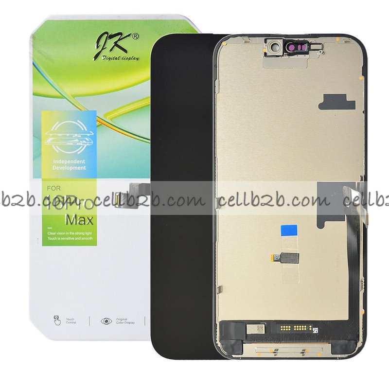 *Pantalla iPhone 16 Pro Max JK INCELL FHD LCD+Táctil Negra Completa (Control IC reemplazable)