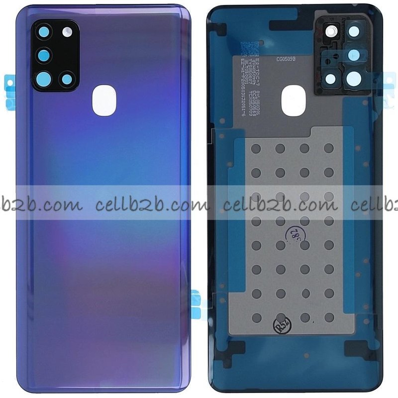 Tapa Trasera Samsung A21S A217F Azul CON LENTE