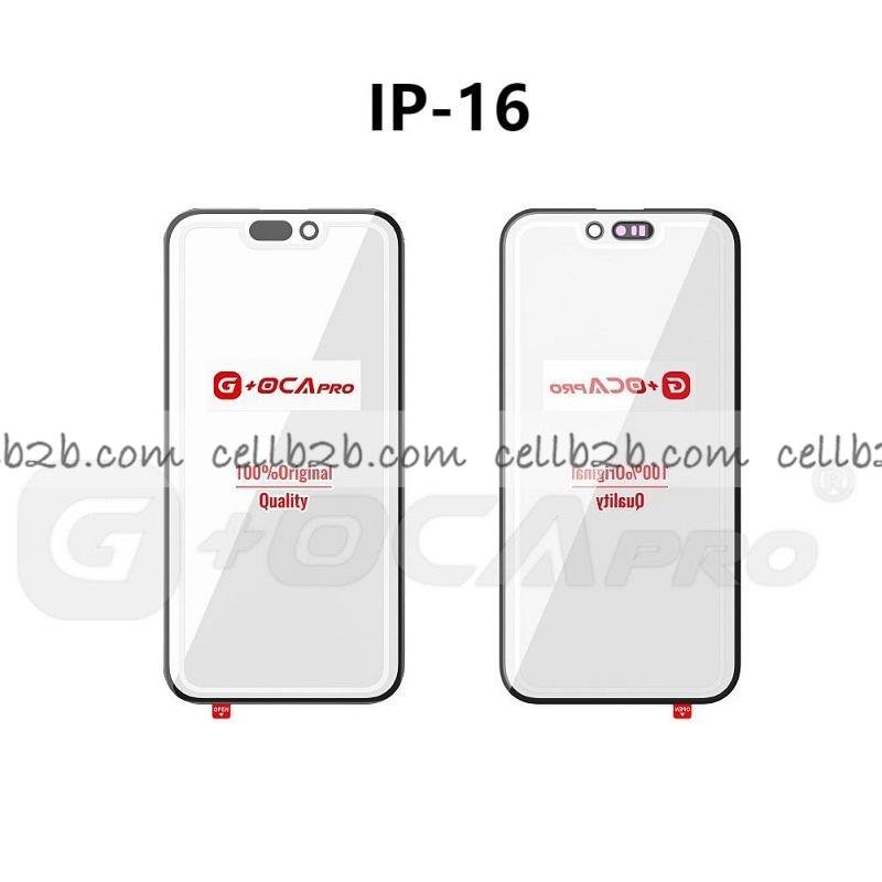 Pantalla Cristal para iPhone 16 + OCA