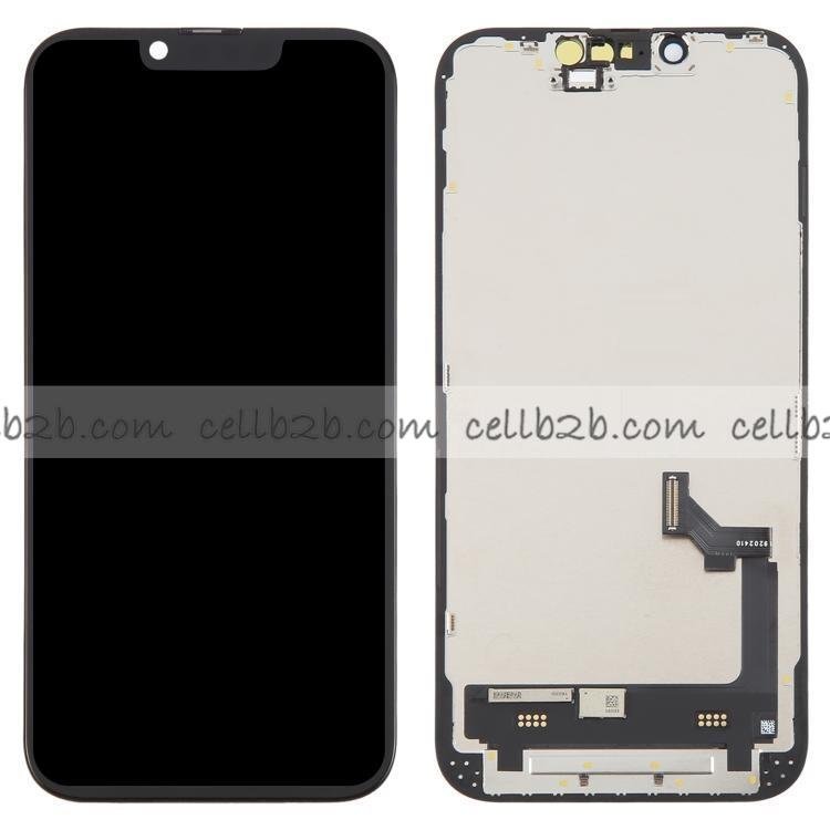 Pantalla iPhone 16E DD OLED Soft LCD+Táctil Negra Completa (Control IC reemplazable)