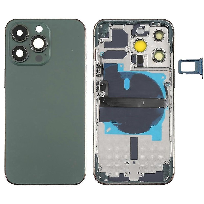 Tapa Chasis iPhone 13 Pro Verde Con Recambios
