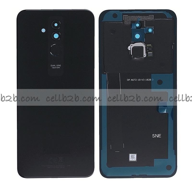 Tapa Trasera Huawei Mate 20 Lite Negra CON LENTE