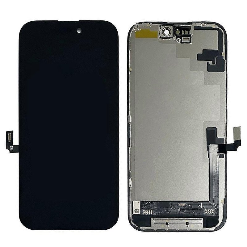 Pantalla iPhone 16 Pro ZY INCELL FHD-COF 1080p 120HZ (High Refresh Rate) LCD+Táctil Negra Completa (Control IC reemplazable) (High Refresh Rate)