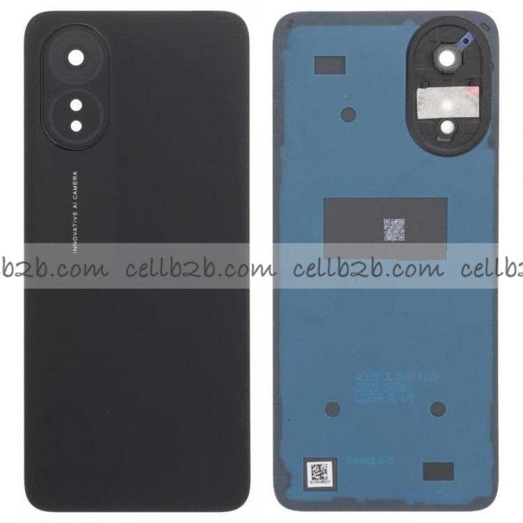 Tapa Trasera para OPPO A38 Negra CON LENTE