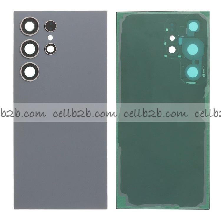 Tapa Trasera para Samsung S24 Ultra  S928B Negra CON LENTE
