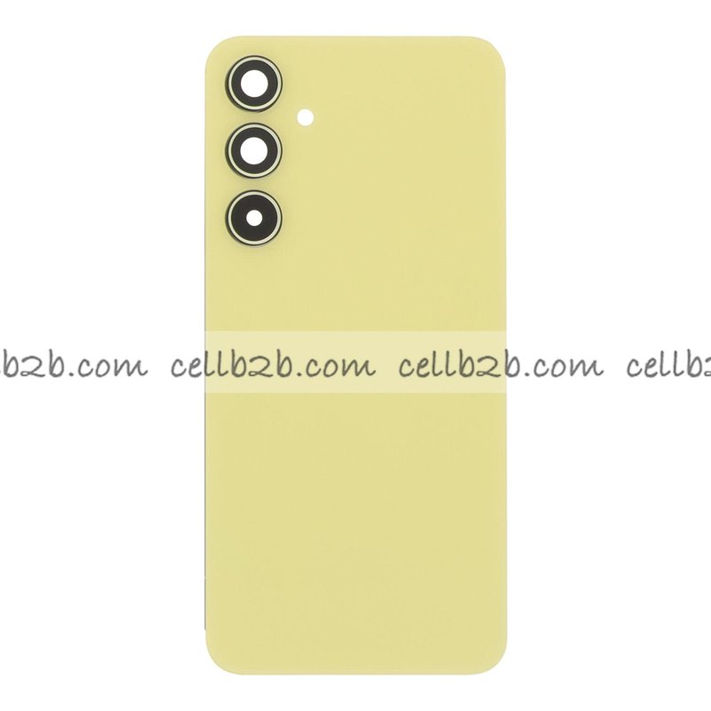 Tapa Trasera para Samsung A35 5G A356B Amarilla CON LENTE