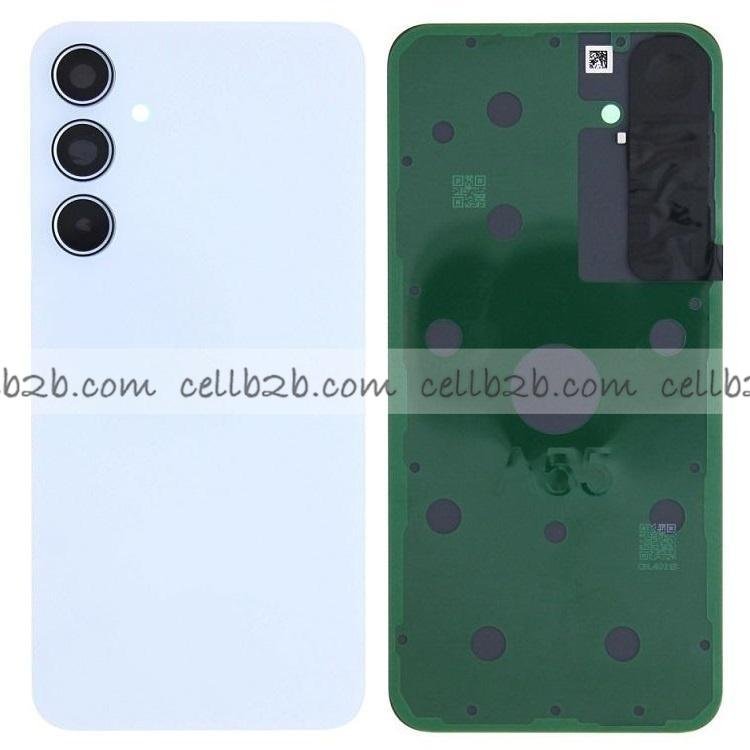 Tapa Trasera para Samsung A55 5G A556B Azul CON LENTE