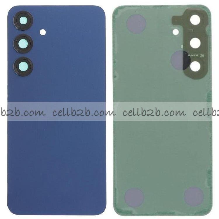 Tapa Trasera para Samsung S25 Plus 5G S936B Azul Marino CON LENTE