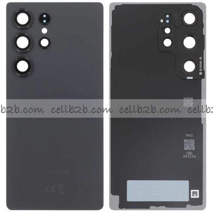 Tapa Trasera para Samsung S25 Ultra 5G S938B Titanio Negro Intenso CON LENTE