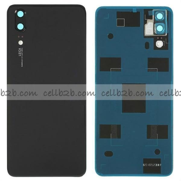Tapa Trasera Huawei P20 Negra CON LENTE
