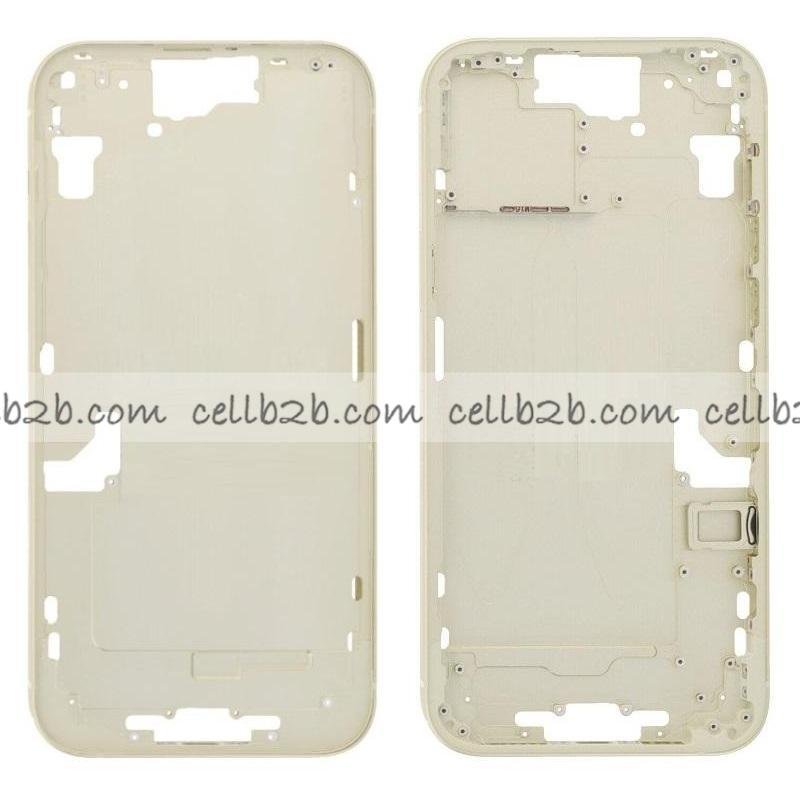 Carcasa Frontal para iPhone 15 Plus Amarillo