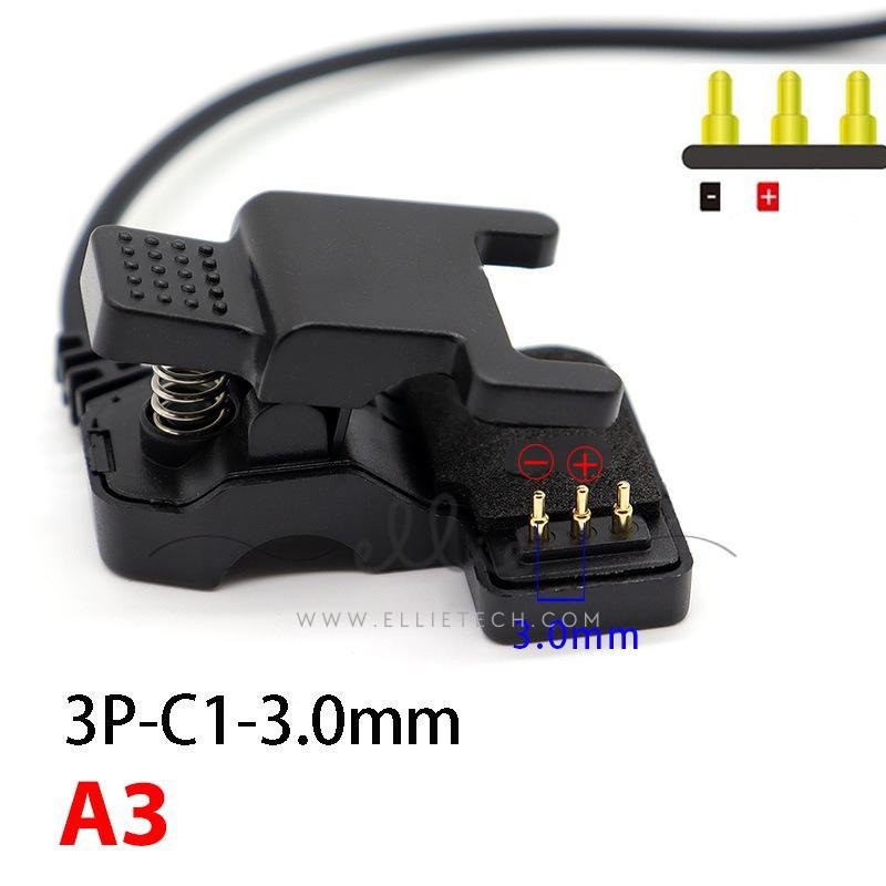 Cargador de Reloj Tipo Clip para Reloj 3 Pines 3.0mm