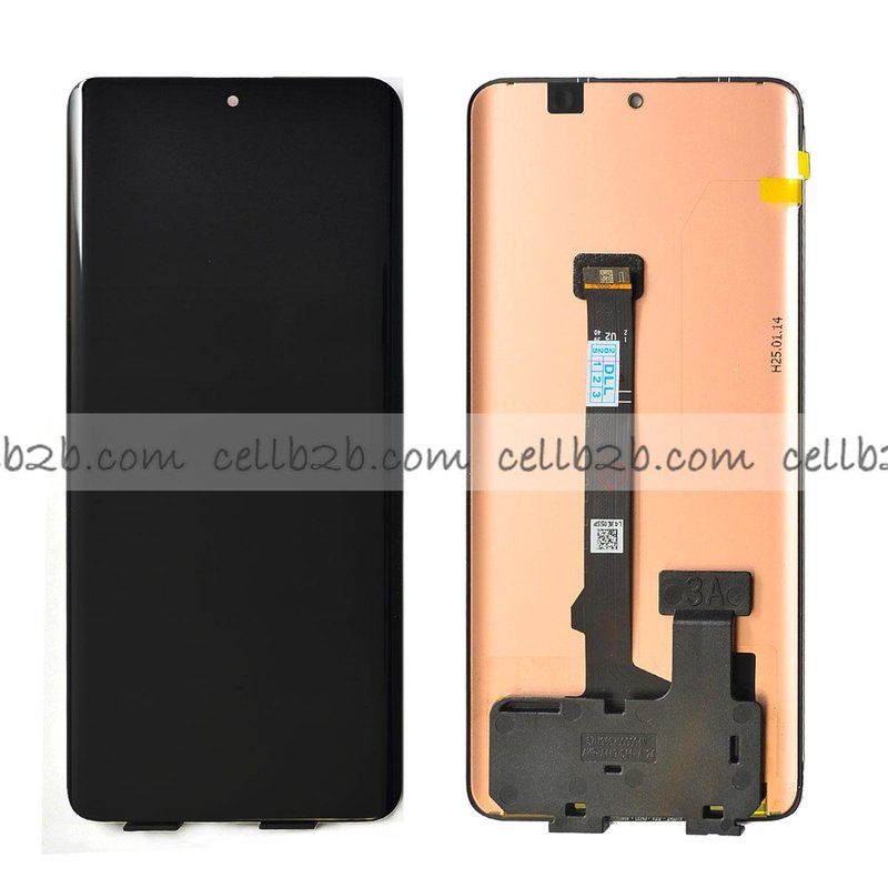 *Pantalla Xiaomi Poco X7 5G (2025) // Redmi Note 14 Pro 5G / 14 Pro Plus 5G (2024) / Note 13 Pro Plus 5G (2023) Negra SIN MARCO Completa LCD+Táctil SERVICE PACK