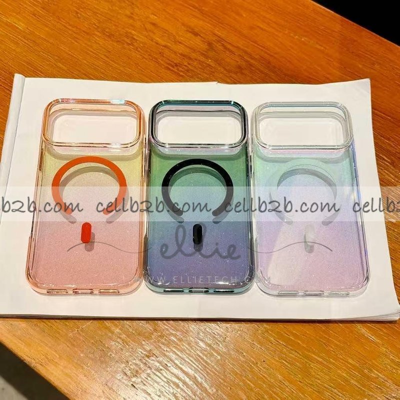 Funda MagSafe Galaxia Iridiscente para iPhone 15