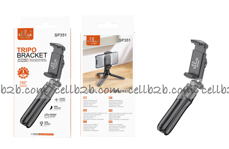 Ellietech SP351 Tripote Universal Portable para Moviles 180°