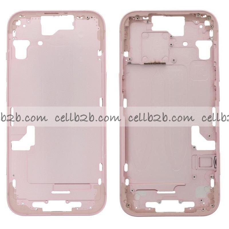 Carcasa Frontal para iPhone 15 Rosa
