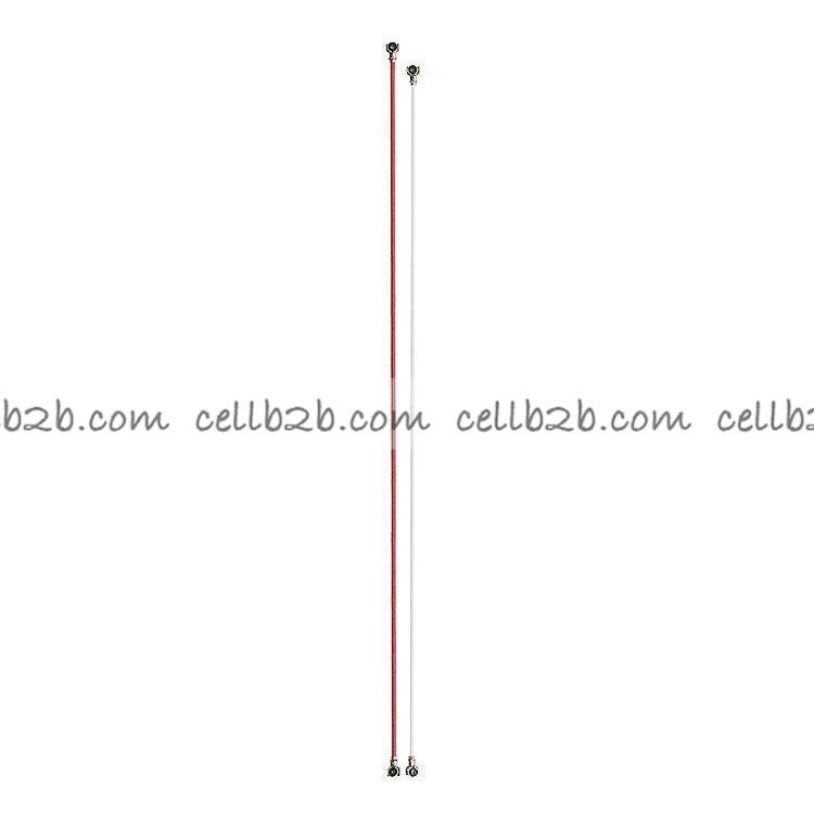 Set 2 Cable de Antena para Samsung A24 4G A245F (Blanco 118mm / Rojo 122mm)