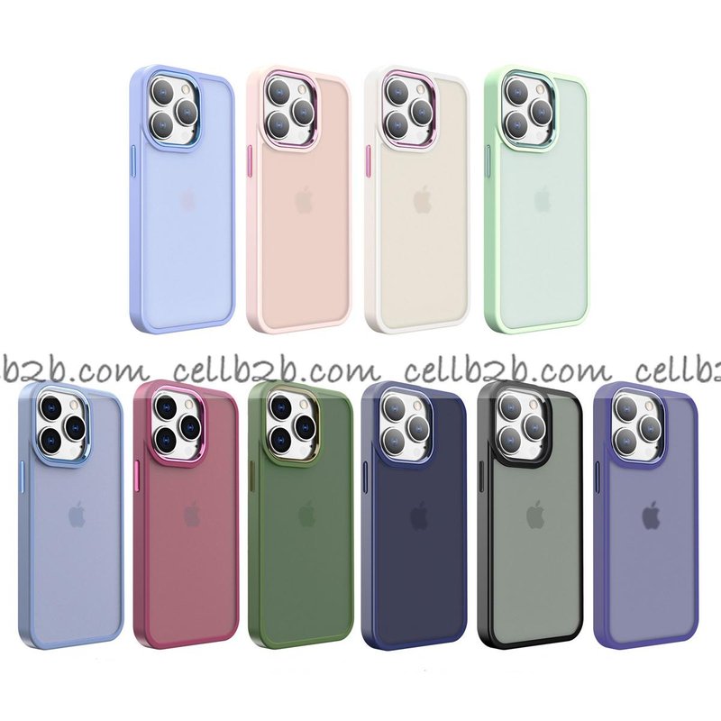 Funda Trasera Translúcida Esmerilada Para iPhone 15 Pro Max 6.7