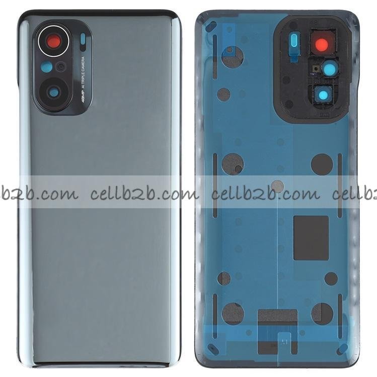 Tapa Trasera para Xiaomi Mi Poco F3 5G Negra ORI CON LENTE